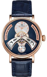 Carl von Zeyten CVZ0042RBL Baden-Baden Automatik roségold blau Herren Uhr NEU - Bild 1 von 6