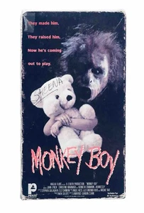 Monkey Boy (1990) RARE VHS + Box Protector Horror Prism Entertainment John Lynch - Picture 1 of 5