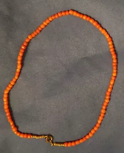 Collana di corallo rosso antica - Foto 1 di 5