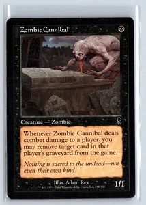 ZOMBIE CANNIBAL - Odyssey – MTG Magic the Gathering Card - Common - Picture 1 of 6