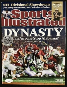 Mark Ingram Signed Sports Illustrated Mag 1/18/10 No Label Alabama Autograph JSA - Picture 1 of 8