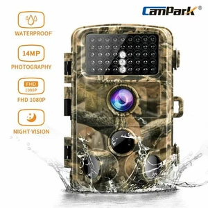 Campark 14MP Trail Camera 1080P Hunting Wildlife Game Spy Cam 3 PIR No wifi IP66 - Picture 1 of 15