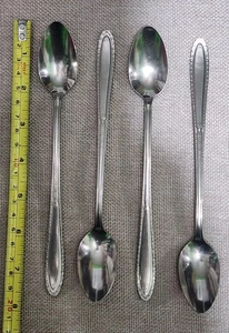 KONVOLUT 4 SELTENE ISABELLA QUALITÄT SILBER TELLER VERSILBERT EISTEELÖFFEL 🧋 - Bild 1 von 11