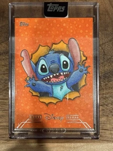 2025 Disney Mint Stitch Sketch 1/1 - Picture 1 of 2
