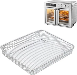 Air Fryer Basket Compatible With Midea Flexify French Door Toaster Oven, Steel - Picture 1 of 12