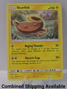 Stunfisk 56/214 SM - Unbroken Bonds NM English 9215 - Picture 1 of 2