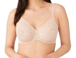 Wacoal Beige Visual Effects Minimizer Underwire Bra 857210 Size 36DDD - Picture 1 of 6
