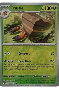 Crustle 007/182 Reverse Holo Common Paradox Rift Pokemon Tcg - Picture 1 of 2