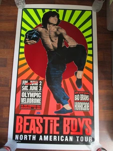 ** Vintage Beastie Boys North American Tour Jackie Chan Poster 39" x 22.5" 1995 - Picture 1 of 6