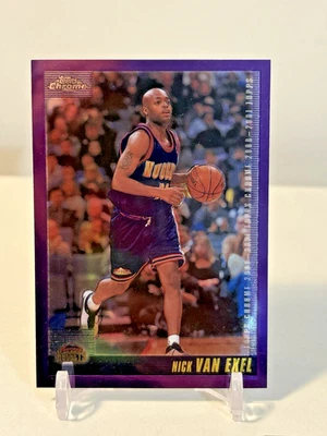 2000-01 Topps Chrome Nick Van Exel Denver Nuggets #100 NBA - Image 1 of 2