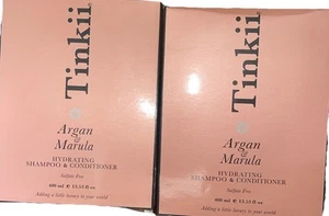 2 tinkii argan & marula hydrating shampoo & conditioner sulfate free 13.53oz ea - Picture 1 of 5