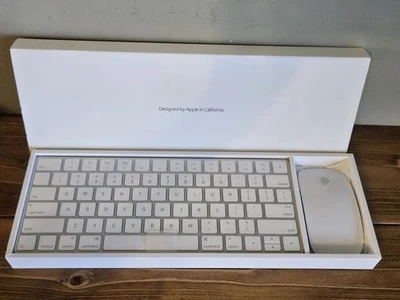 Apple A1644 Magic Keyboard and Magic Mouse A1296 Lightning - White - Image 1 of 4