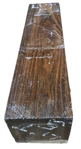 Real Lignum Vitae Lumber 3x3x12 Guaiacum Officinale Cracked Wood Mallets Handles - Picture 1 of 9