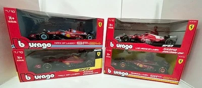 FERRARI BURAGO F1 CHARLES LECLERC 1/18 4 汽车 2024 LIVERY 套装 — 第 1/2 张图片