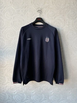 Umbro England National Team Navy Sweatshirt 2000s Football Soccer Crewneck XL - Image 1 of 4