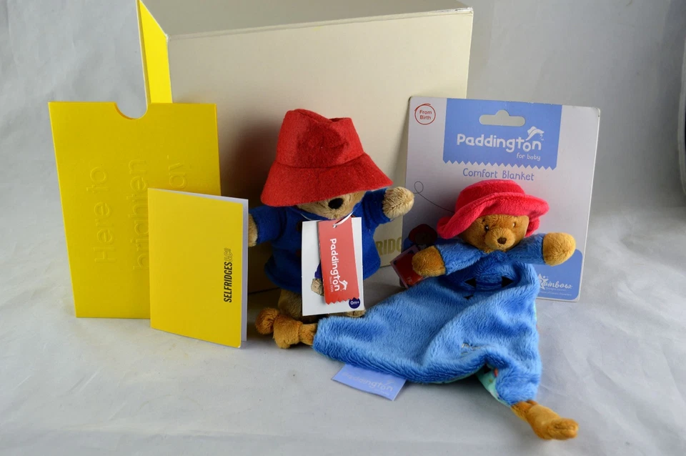 Rainbow Designs Paddington Bear Comforter & 6" Plush For Baby - New With Tags - Image 1 of 1