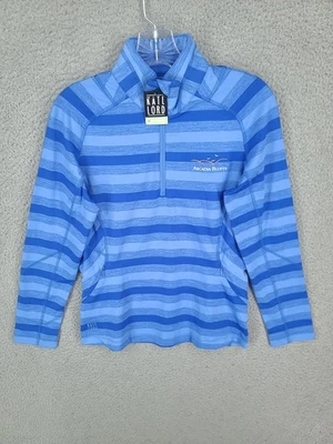 Женская куртка для гольфа Kate Lord средний размер 1/2 на молнии Arcadia Bluffs Performance в полоску - Изображение 1 из 4