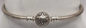 Sterling Silber Pandora runder Armreif Armband (8,92gr) - Bild 1 von 6