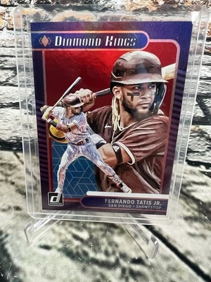 FERNANDO TATIS JR 2021 Optic Baseball DIAMOND KINGS Insert #27 San Diego Padres - Image 1 of 2