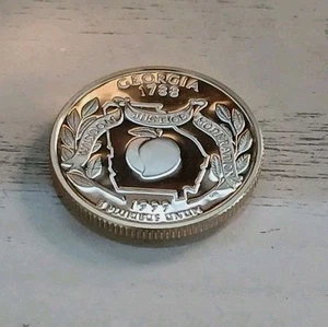 Camafeo Profundo 1999-S PRUEBA 90% PLATA "Georgia" ¡ESTATAL Washington Quarter!  - Imagen 1 de 5