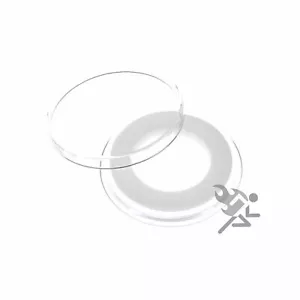 (5) Air-tite 20mm White Ring Coin Holder Capsules for 1/4oz Gold Maple Leaf and - Picture 1 of 2