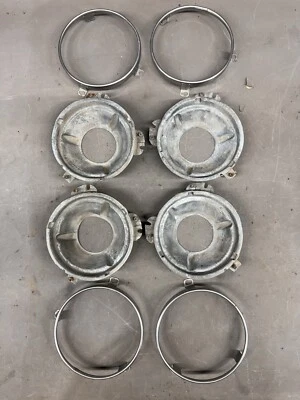 1965 1966 年道奇充电器 Coronet 车头灯安装桶 Satellite GTX OE — 第 1/4 张图片