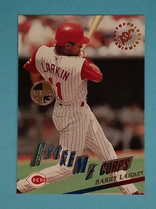 1995 Topps Stadium Club "Extreme Corps" MEMBERS ONLY Barry Larkin Reds #498 ⚾ - Picture 1 of 2