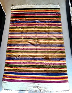 1920 Vintage Handmade Multicolour Rug 55" x 91" Inch Decorative Collectible CL14 - Picture 1 of 9