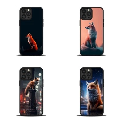 Case For iPhone 6 7 8 11 12 13 14 15 pro max adorable art animal Fox - Image 1 of 4