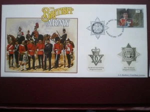 ARMY COVER 1992 BRADBURY - BRITISH ARMY THE ROYAL DRAGOOMNS 5TH 4TH/7TH - Picture 1 of 1