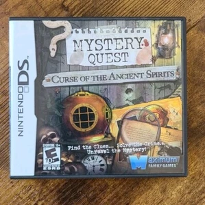Mystery Quest: Curse of the Ancient Spirits (Nintendo DS, 2011) Complete Tested - Picture 1 of 7