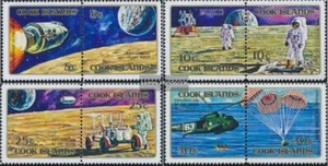 sellos Cookinseln 1972 Mi 306-313 parejas nuevo con goma original 1972 Apolo Vue - Imagen 1 de 1