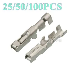 TE AMP 22-18 AWG Automotive Crimp Female Socket Pin Terminals Contact 776001-1 - Picture 1 of 2