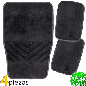4x ALFOMBRAS COCHE ALFOMBRILLAS BOOMERANG MOQUETAS UNIVERSAL ANTIDESLIZANTE MAT - Picture 1 of 4