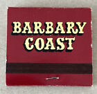 BARBARY COAST CASINO Matchbook UNSTRUCK Las Vegas Match Book Matches COLLECTABLE