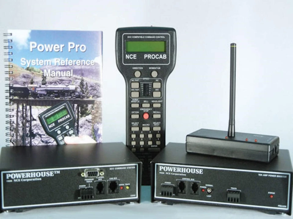 NCE 524-007 PH10R 10 Amp Power Pro Wireless Starter Set w D408 Decoder PH-10R - Image 1 of 1