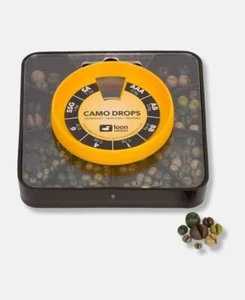 NEW LOON OUTDOORS CAMO DROPS 8 DIVISION TIN SPLIT SHOT WEIGHTS ASSORTMENT - Picture 1 of 4