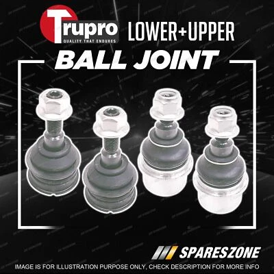 4 Pcs Trupro Lower+Upper Ball Joints for Volkswagen Amarok 2H Wagon 9/2011-2015 - image 1 of 2