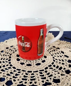 Coca Cola Coffee Mug Ceramic Cup Gibson Housewares Coke Coca-Cola Vintage 1997 - Picture 1 of 6
