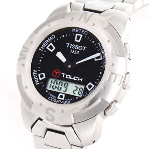 TISSOT T-TOUCH SMART-WATCH GMT ALARM CHRONOGRAPH BARO/THERMO/ALTI COMPASS UHR
