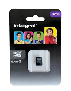 Integral 32GB MicroSDHC Memory Card, Class 4 - Picture 1 of 4