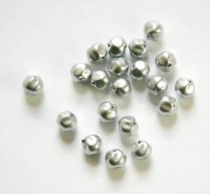 6mm Light Gray Czech Baroque Pearl Glass Beads (25) - Picture 1 of 2