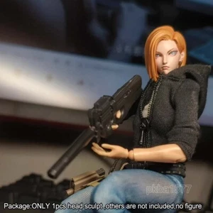 Modelo esculpido cabeza dama femenina premium 1/12 para figura loca de 6" figura de acción - Imagen 1 de 3