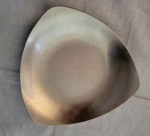 Vintage Raimond Stainless Steel Tri Corner dish 5.5" Nice - Picture 1 of 3