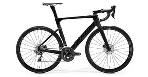 MERIDA REACTO 6000 BLK/BLK L 2022 CARBON fitness gravel road-race - Picture 1 of 2