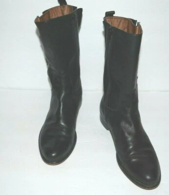 BOTAS CORSO COMO CUERO NEGRO MEDIA PANTORRILLA MUJER TALLA 6 M *BUEN ESTADO* Foto 1 de 4