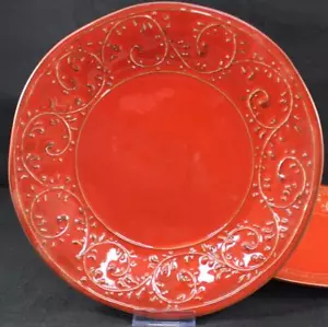 Juego de dos platos de cena de brocado de caja y barril Carmen - Imagen 1 de 5
