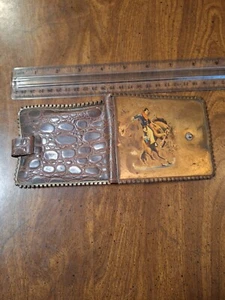 Vintage Kids Wallet. Bucking Bronco - Picture 1 of 4