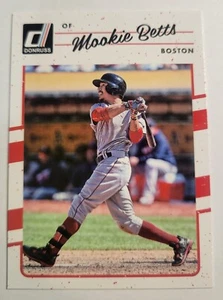 2017 Mookie Betts Donruss #59a Boston Red Sox Outfielder Baseball Card - Picture 1 of 2
