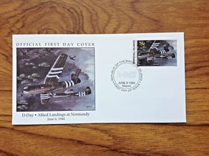 Allied landings at Normandy D Day Marshall Islands 1994 First Day Cover (c) - Picture 1 of 3